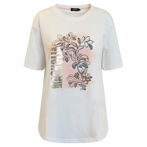 T-shirt med blomsterprint – Jensen